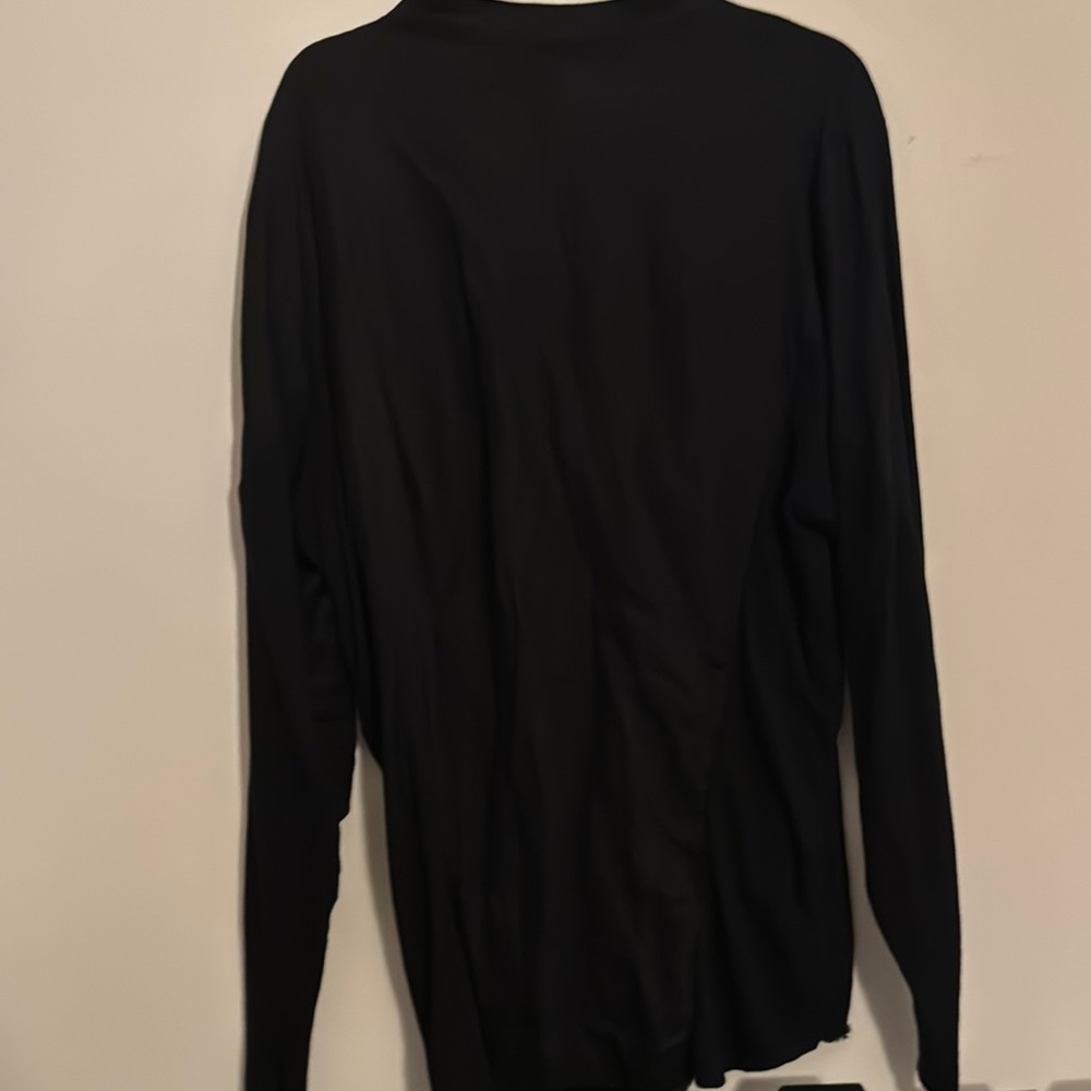 Black Button-Up Cardigan - Picture 2 of 2